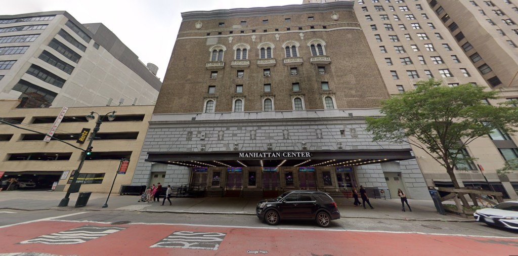 A 44-year-old man was stabbed in the torso during a clash just outside a popular Midtown concert venue last night, cops and sources said.
