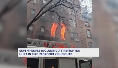 Seven injured, 2 severely, in Brooklyn Heights brownstone blaze