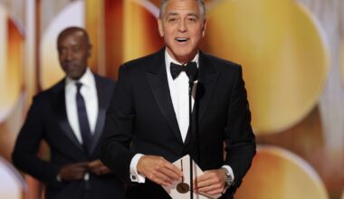 George Clooney takes big-time jab at Trump at Golden Globes