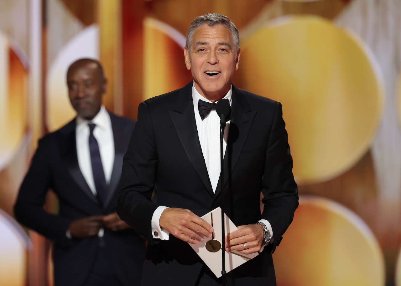 George Clooney takes big-time jab at Trump at Golden Globes
