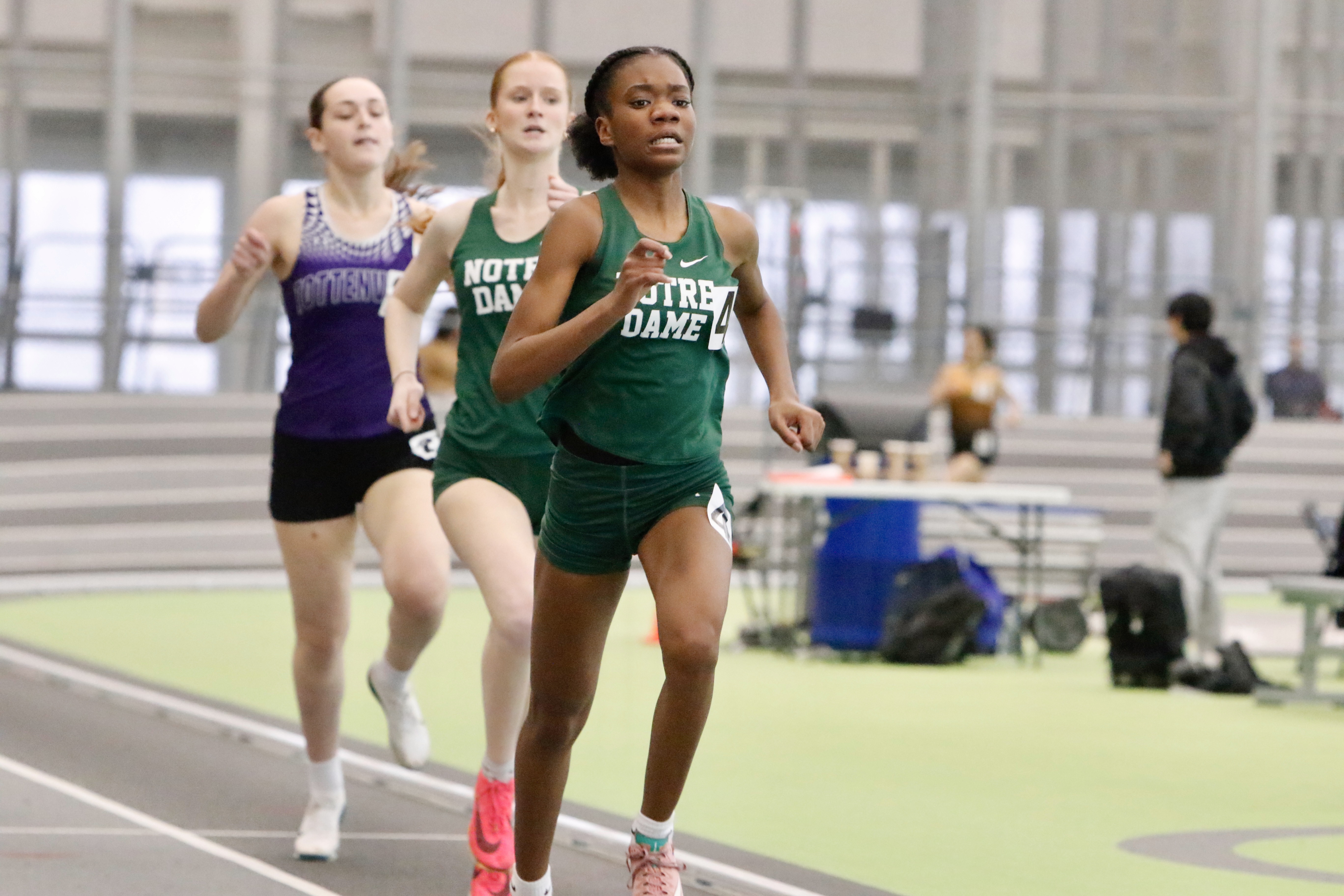 Notre Dame Academy's Shiloh Holman placed third in the 600 meters at the Staten Island High School Indoor Track and Field Championship on Jan. 18, 2026.