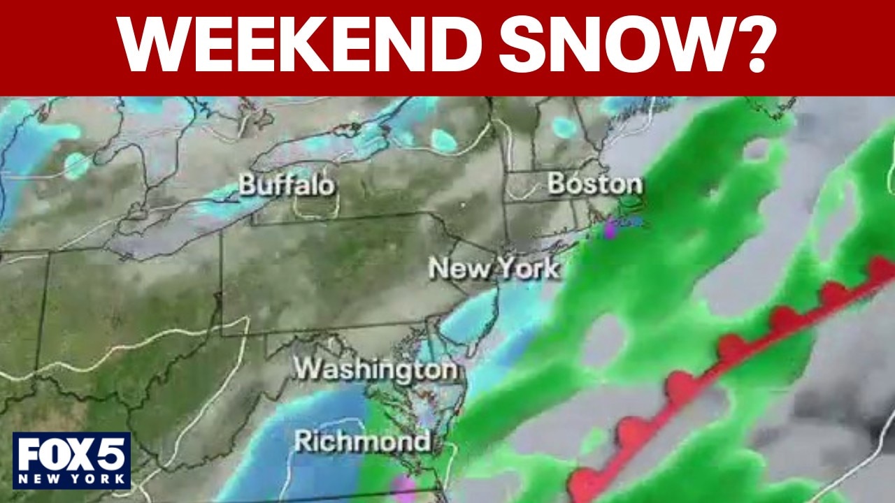 Talking weekend NYC snow chances: How much?