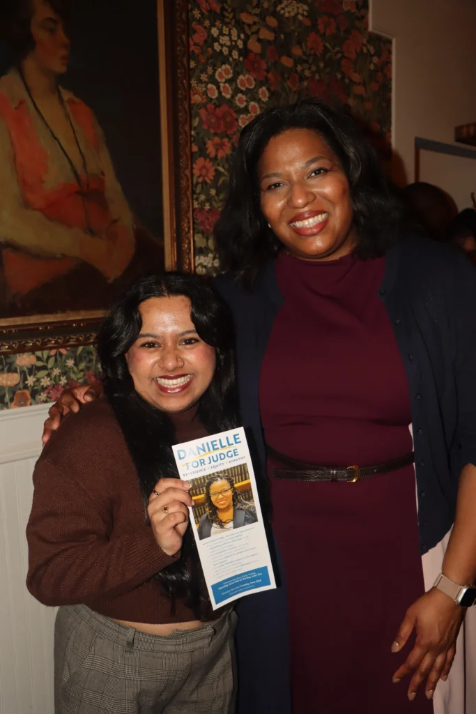 Oamiya Haque, left, and Danielle Noel, Esq. Brooklyn Eagle photo by Mario Belluomo