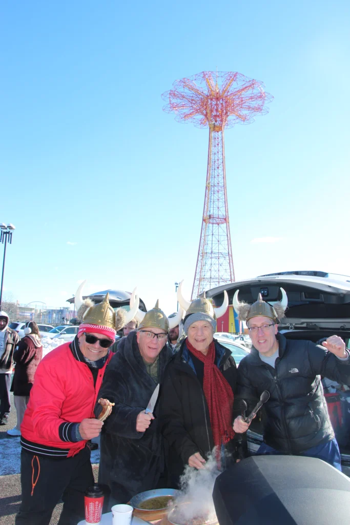 From left: Arthur Aidala, Esq.; William Santo, Esq.; Hon. Michael Pesce; and Michael Farkas, Esq. Brooklyn Eagle photo by Mario Belluomo