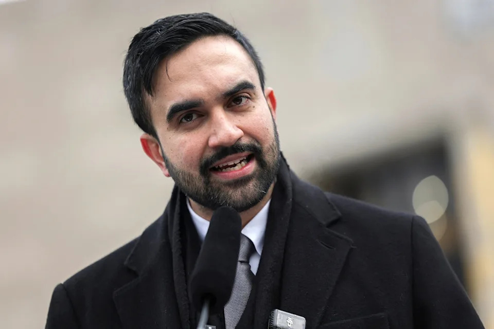 Jeenah Moon/Reuters - PHOTO: New York City Mayor Zohran Mamdani speaks during a press conference at Grand Army Plaza in the Brooklyn borough of New York, on Jan. 2, 2026.