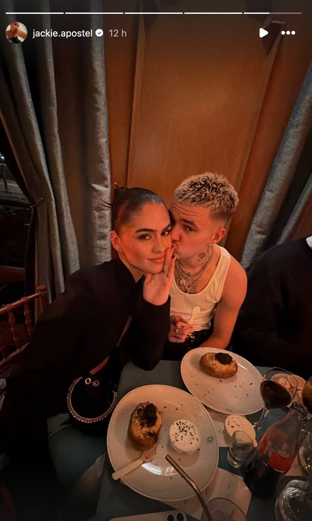 Kim Turnbull and Romeo Beckham on double date with Cruz Beckham and Jackie Apostel