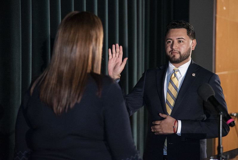 “Clean the Damn Streets” candidate Justin Sanchez sworn in as Council Member for District 17 – Bronx Times