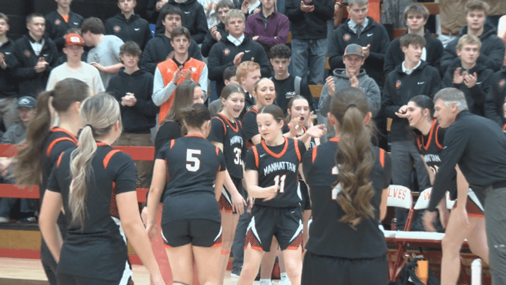 Three Forks vs Manhattan girls' basketball. 1/15/2026. Photo: Tommy Rooney/ NBC Montana