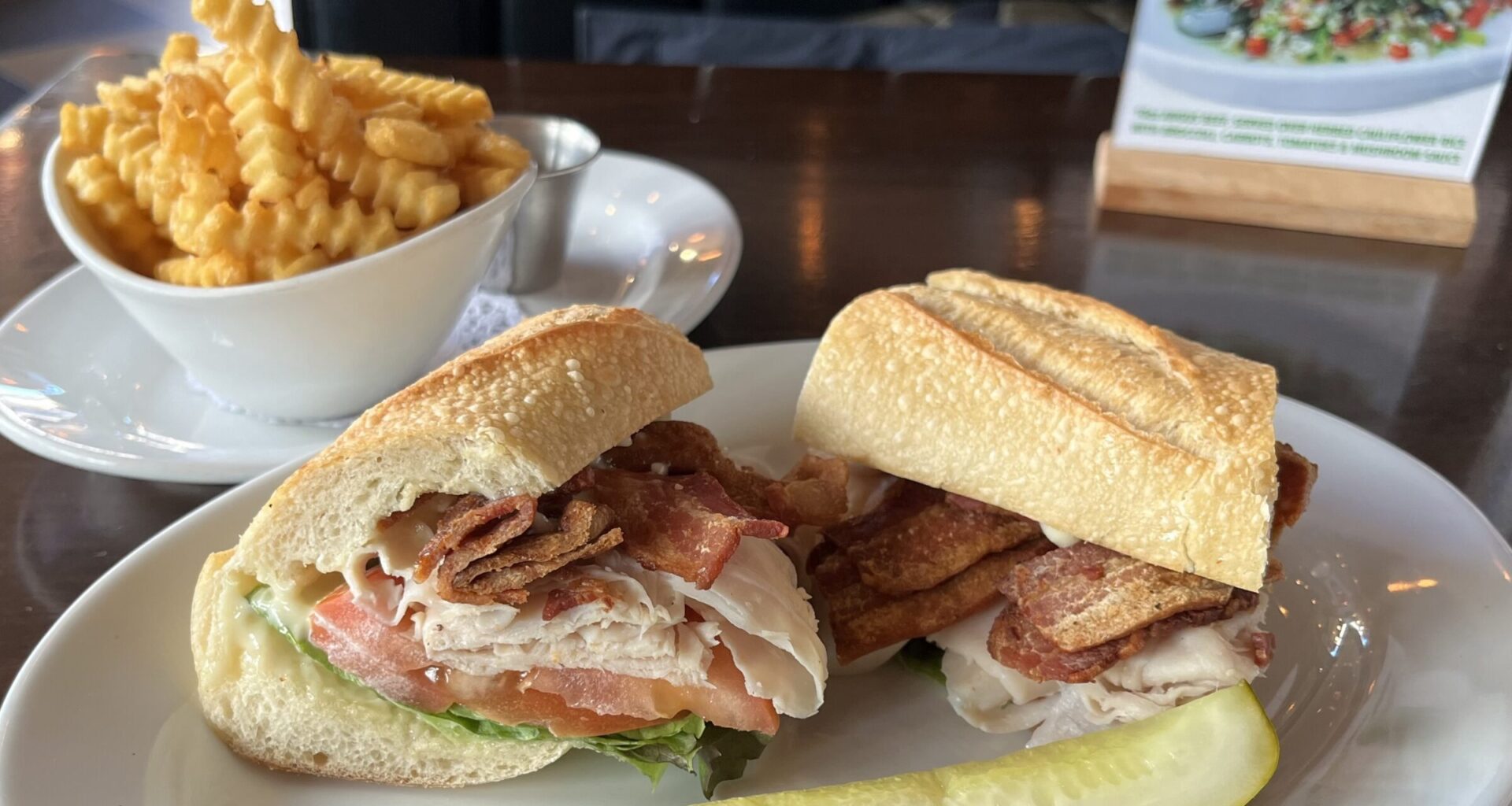 5 Napkin Burger’s Turkey BLT Baguette