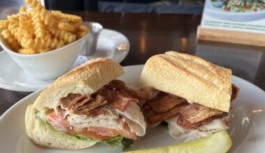 5 Napkin Burger’s Turkey BLT Baguette