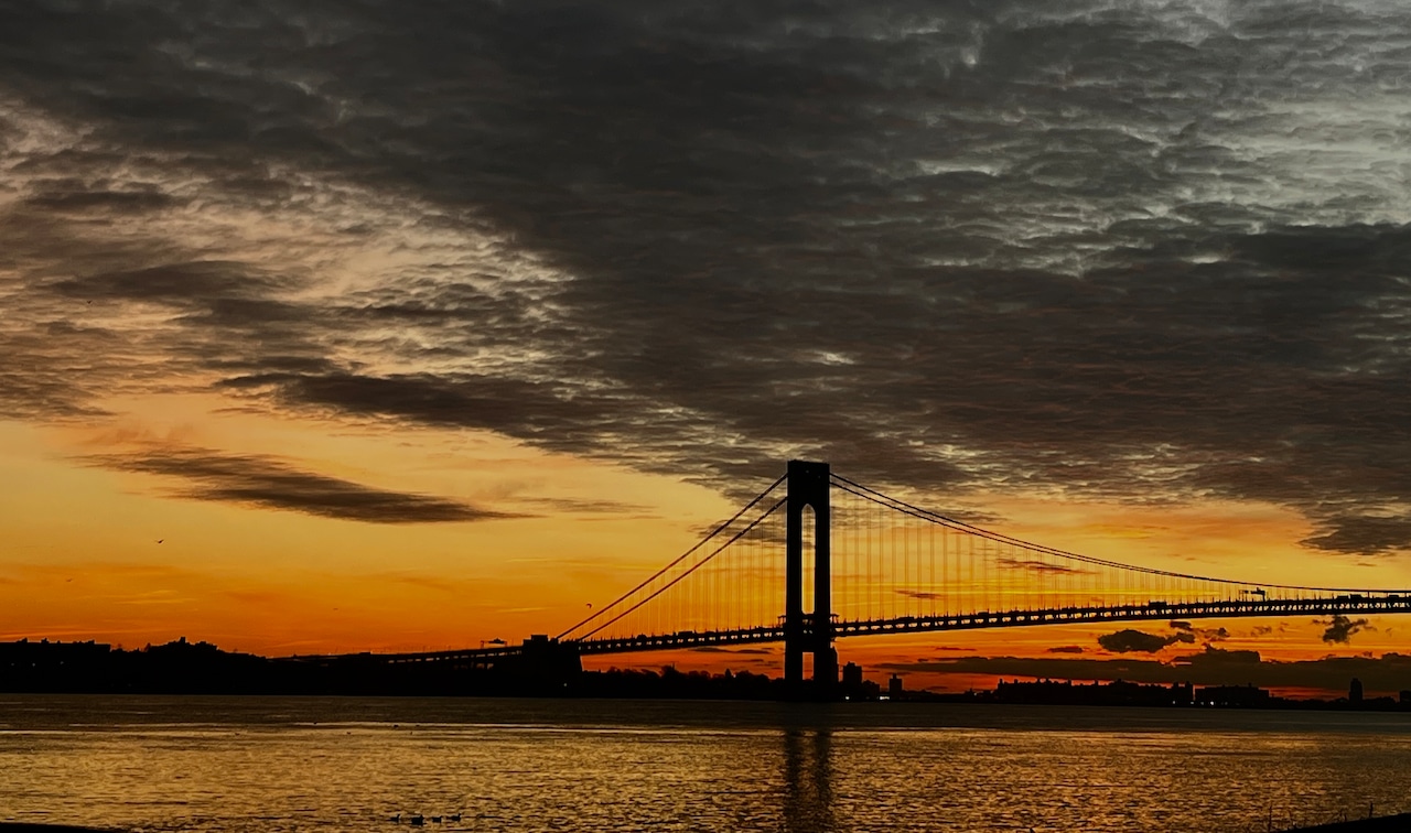 Sunrise over Staten Island