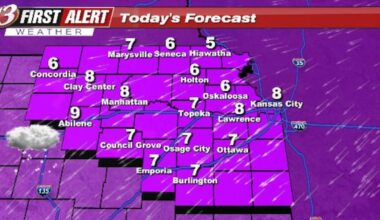 Check road conditions ahead of Sunflower Showdown