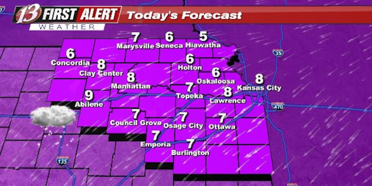 Check road conditions ahead of Sunflower Showdown