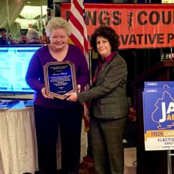 Karen Staub and Fran Vella-Marrone. Photo courtesy of the Kings County Conservative Party