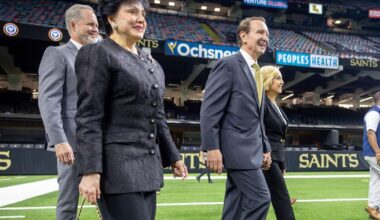 Gayle Benson, Gov. Jeff Landry head to New York to meet with NFL, NBA about Saints, Pelicans | Saints