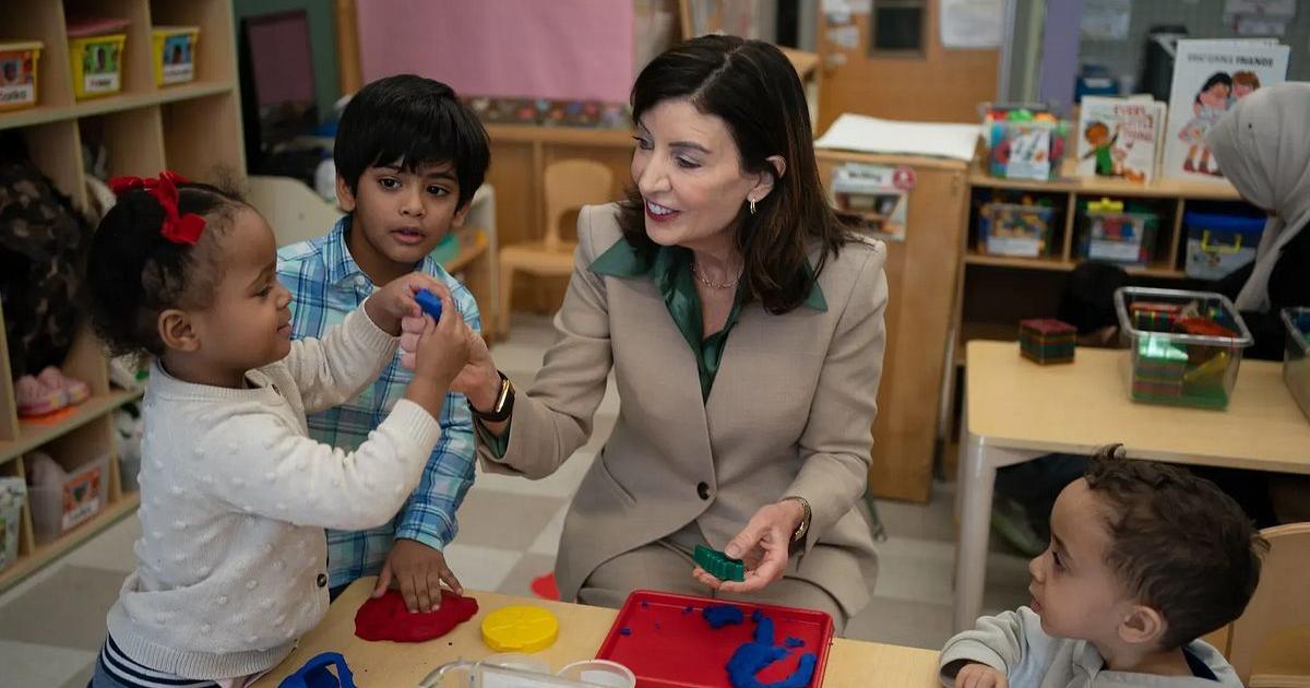 Hochul touts $4.5B child care plan | New York