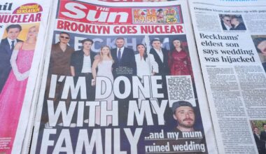 Source details Victoria Beckham’s ‘inappropriate’ wedding dance with son Brooklyn | Entertainment News