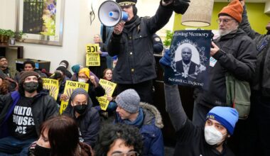 Dozens of protesters arrested at hotel in Manhattan during sit-in over immigration crackdown | National News