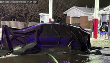 Quick-thinking first responders put out EV fire at Twin Cities gas station with cutting-edge tools