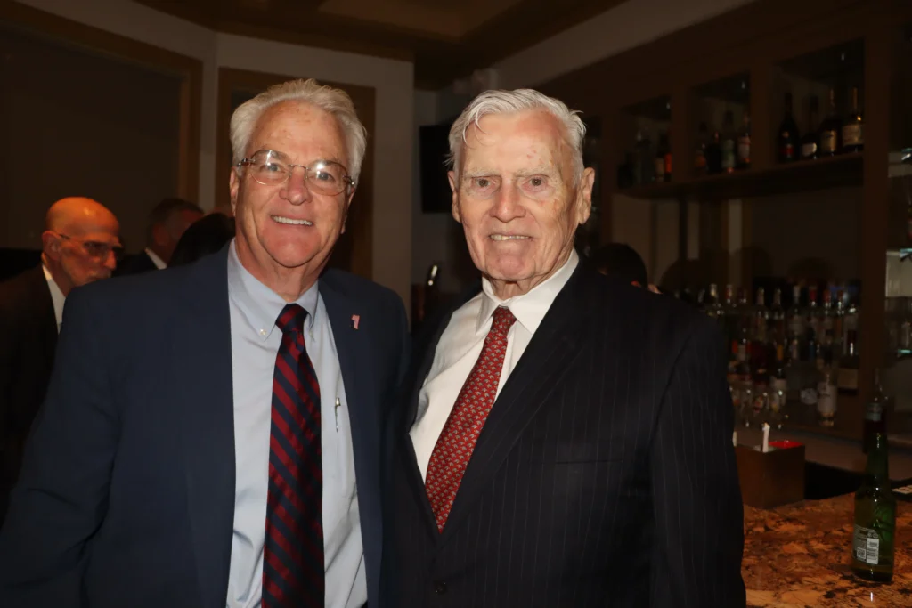 Richmond County District Attorney Michael McMahon, left, alongside Hon. John Ingram. Brooklyn Eagle photo by Mario Belluomo