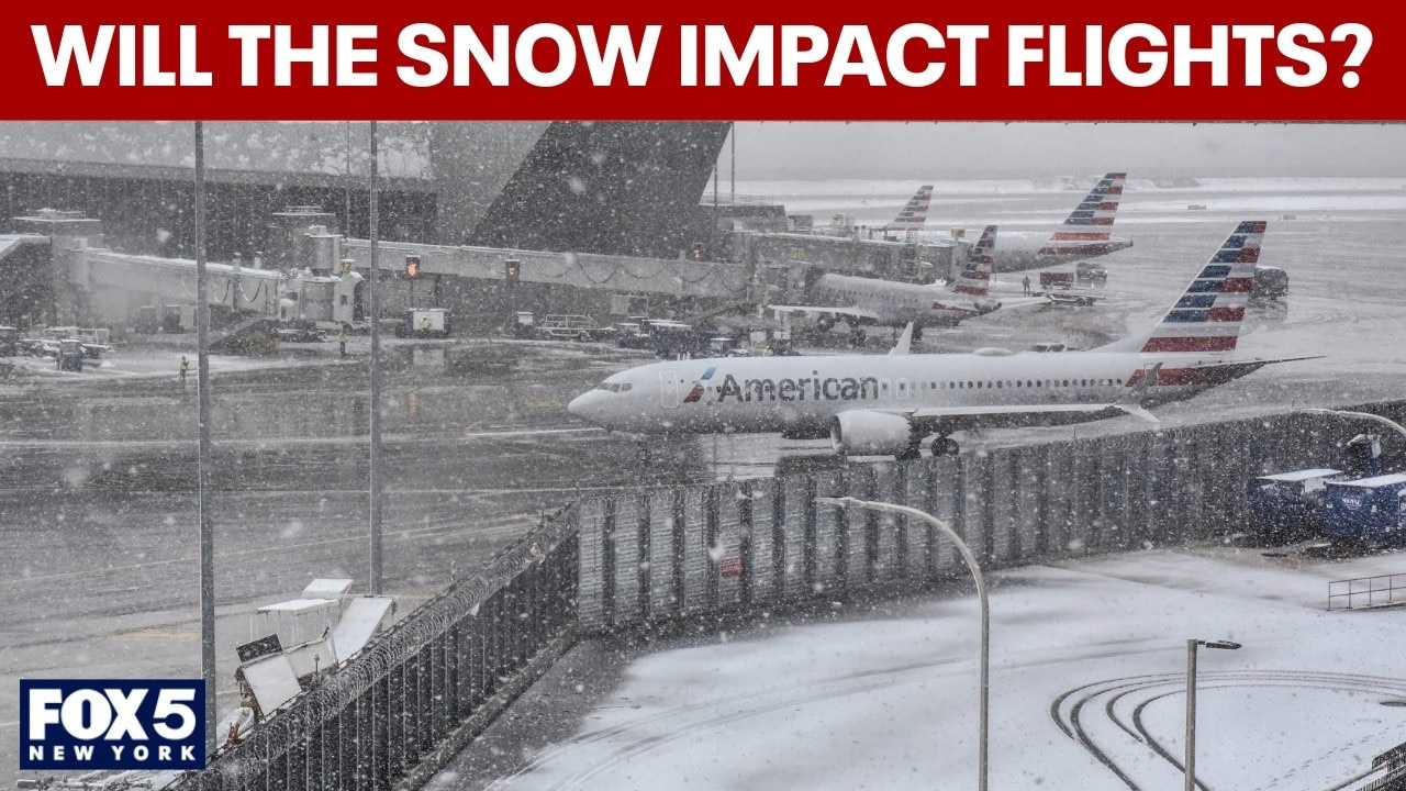 Will the snow affect flight plans this weekend?