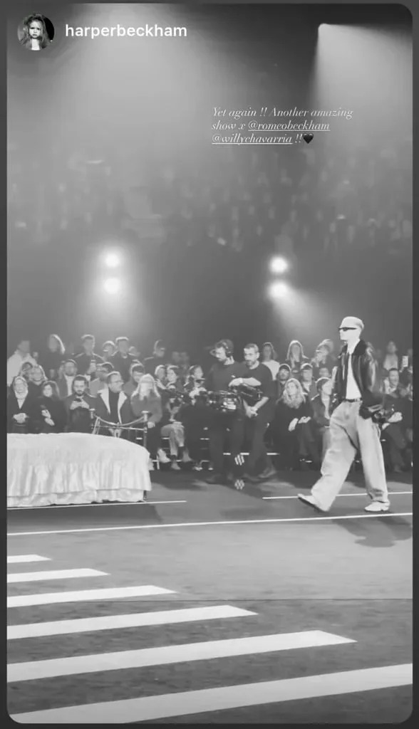 Harper shared this sweet tribute on Instagram (Harper Beckham/Instagram)