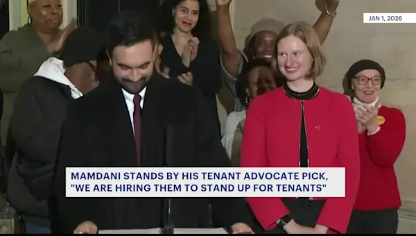 News 12 | Brooklyn | 'We are hiring them to stand up for tenants.' Mamdani stands by his tenant advocate pick