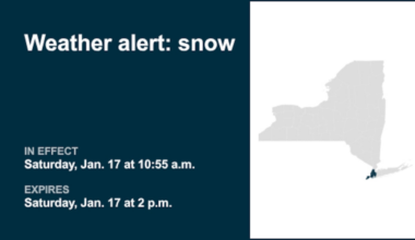 NYC weather: Prepare for snow in New York City until Saturday afternoon