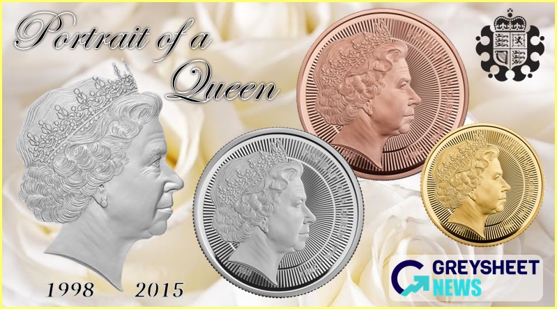 enlarged image for United Kingdom. Late Queen’s Mature Effigy Features on ‘Portraits of a Queen’ Fourth Coin