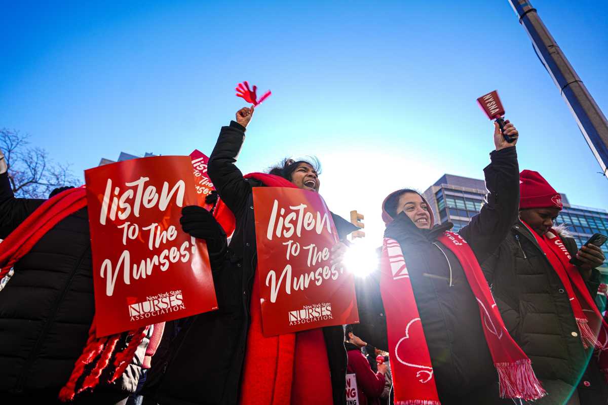 Patient care continues as nurses from NYC hospitals enter second day of strike