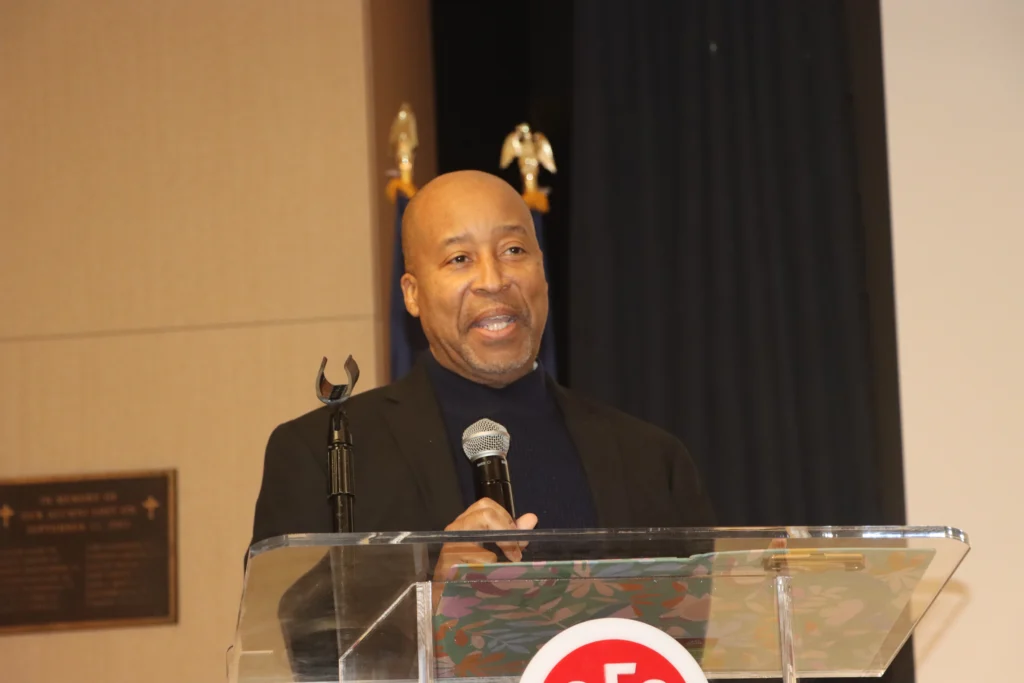 Professor Gregorio Mayers, Esq. Brooklyn Eagle photo by Mario Belluomo