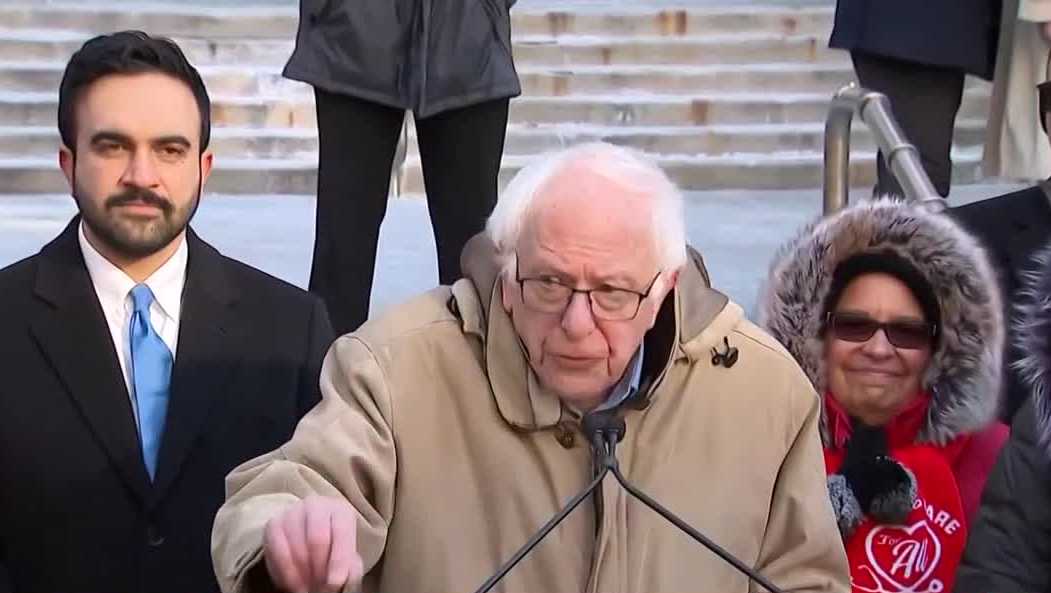 Bernie Sanders supports striking New York City nurses alongside Mayor Zohran Mamdani