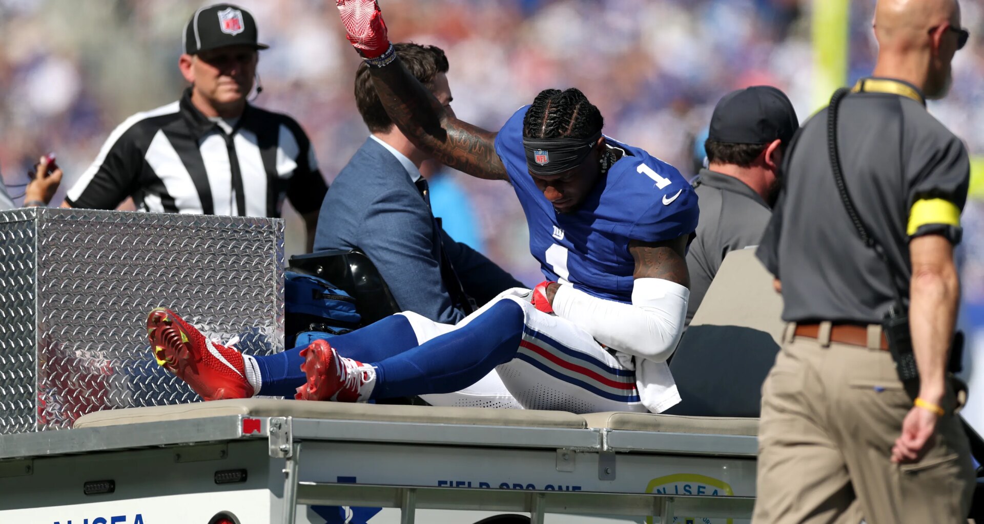 New York Giants offer injury updates on Malik Nabers, Cam Skattebo