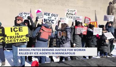 News 12 | Brooklyn | Rally and march held for Renee Good in Downtown Brooklyn