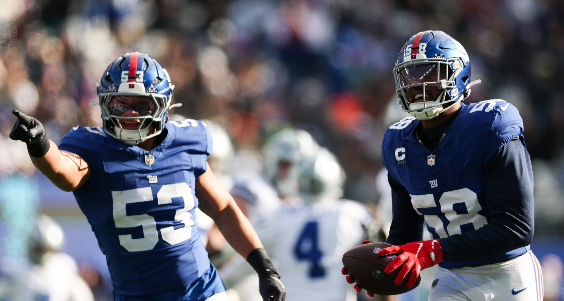 New York Giants' Bobby Okereke named NFC Defensive Player of the Week