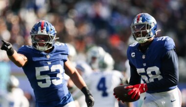 New York Giants' Bobby Okereke named NFC Defensive Player of the Week