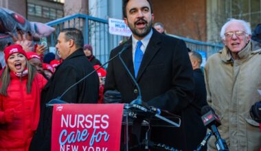 NYC Mayor Zohran Mamdani and US Sen. Bernie Sanders rally with nurses on ninth day of strike :: WRAL.com