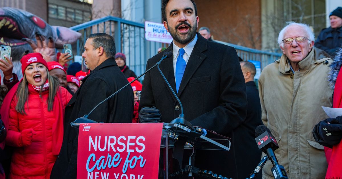 NYC Mayor Zohran Mamdani and US Sen. Bernie Sanders rally with nurses on ninth day of strike :: WRAL.com