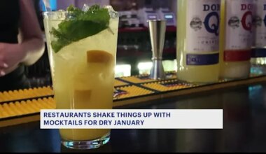 Restaurants shake things up for Dry January
