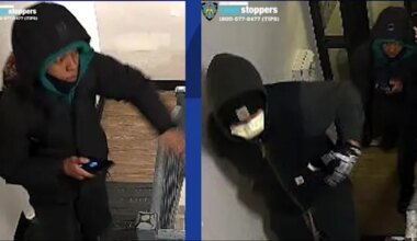 News 12 | Brooklyn | Two people accused of stealing woman's keys in locker, stealing vehicle outside recreation center in Crown Heights