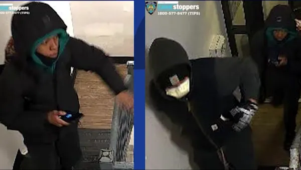 News 12 | Brooklyn | Two people accused of stealing woman's keys in locker, stealing vehicle outside recreation center in Crown Heights