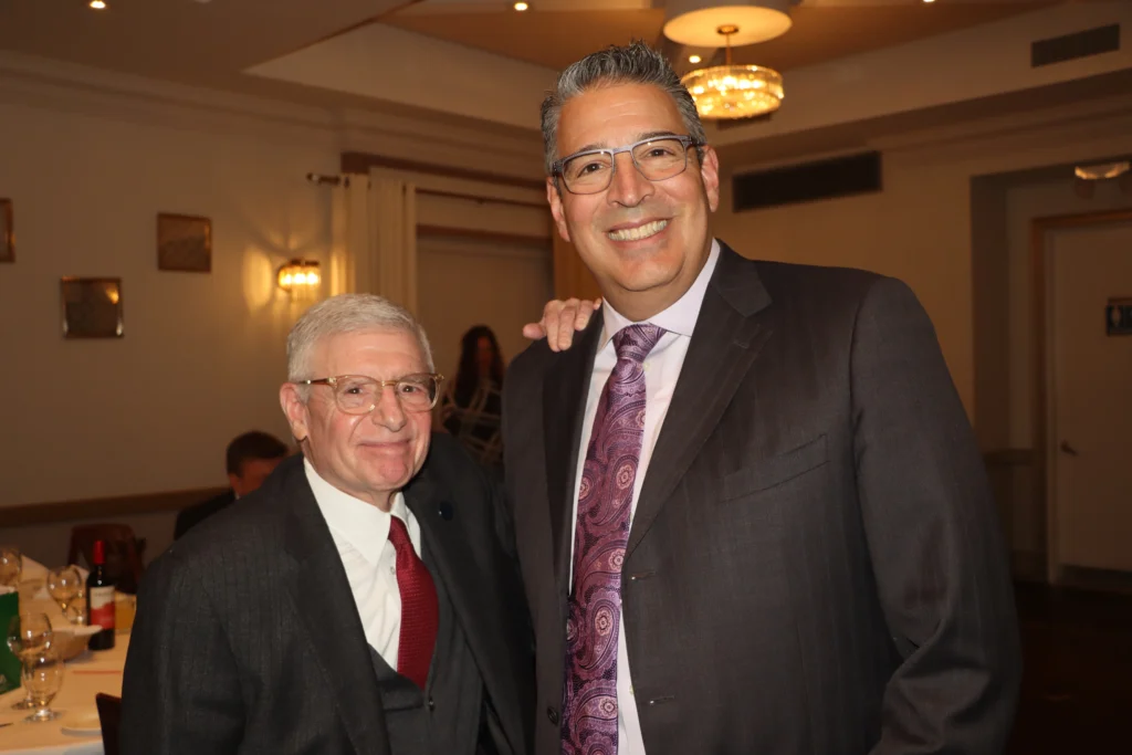 Hon. William Mastro, left, alongside Hon. Matthew Santamauro. Brooklyn Eagle photo by Mario Belluomo