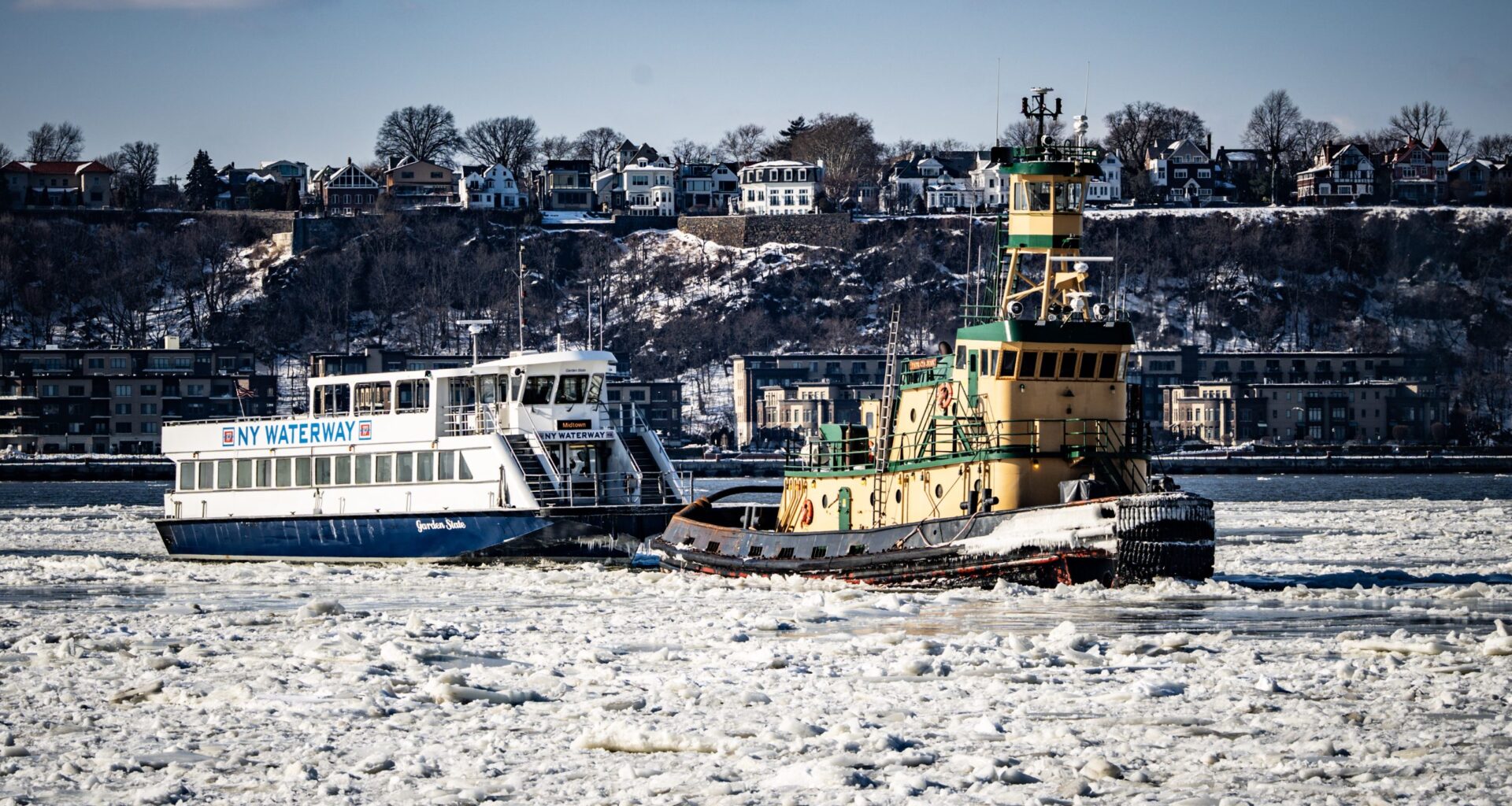 The Hudson Is Freezing Over — Here’s How the Ferries Are Still Moving