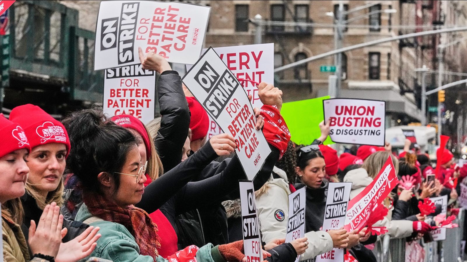 New York City nurses defiant on Day 3 of strike: “Everybody deserves health insurance”