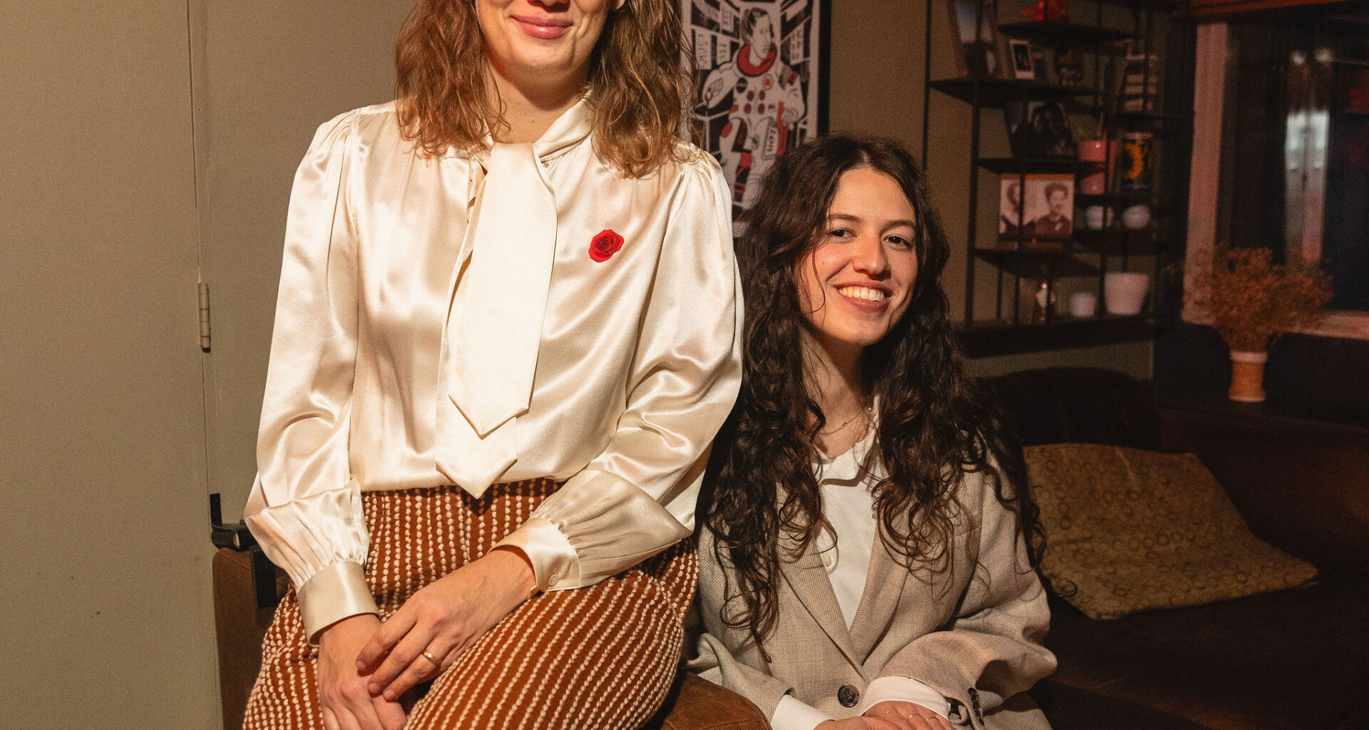 Bailey Williams and Nurit Chinn. Photo: Lee Rayment.