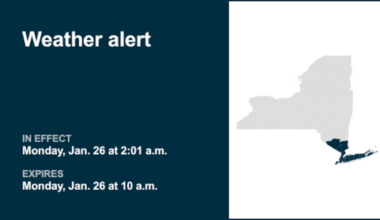 NY weather: Weather alert affecting part of New York until Monday morning
