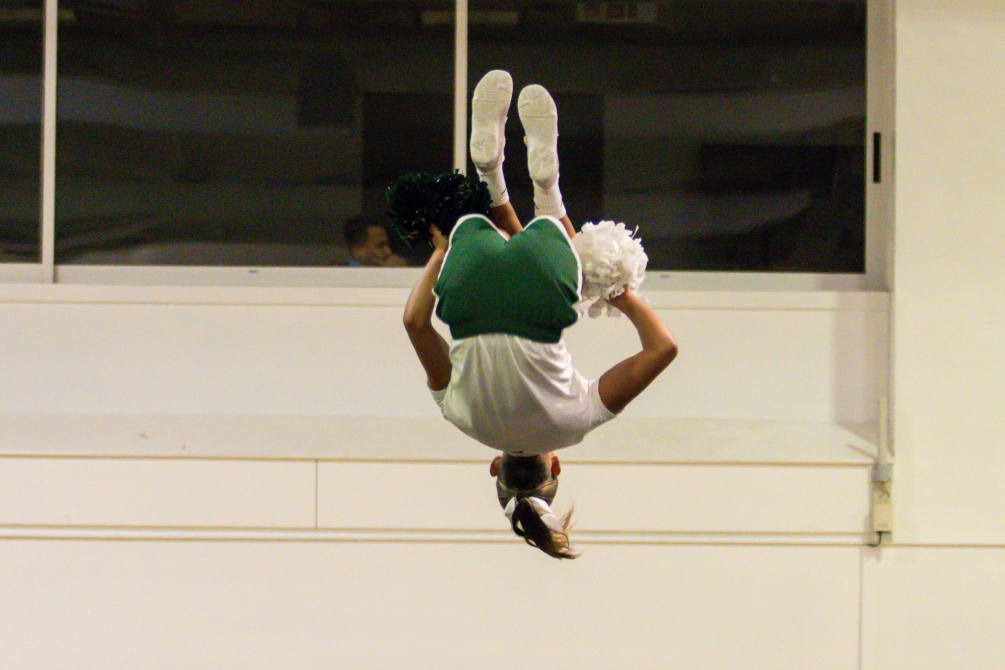 The event featured performances from four of the Staten Island teams competing in the National High School Cheerleading Competition this weekend along with the Seahawks showing off its routine. (Annie DeBiase for the Advance/SILive.com)