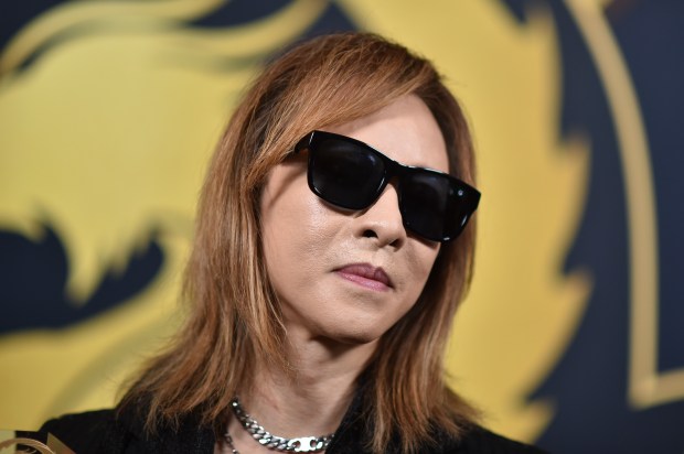 Yoshiki arrives at the Asian Hall of Fame Induction Ceremony on Saturday, Nov. 1, 2025, at The Biltmore Los Angeles in Los Angeles. (Photo by Richard Shotwell/Invision/AP)