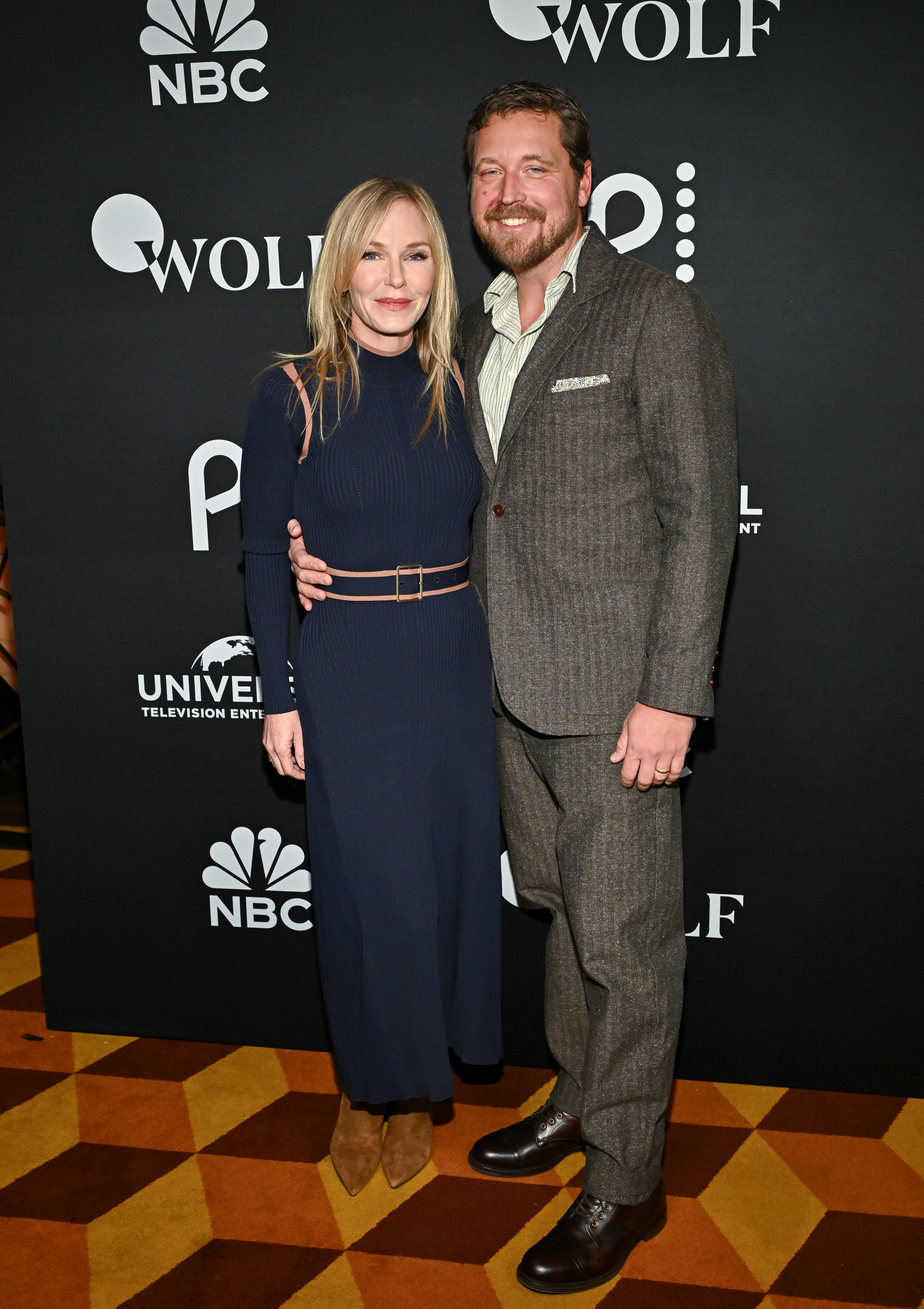 Kelli Giddish, left, and Beau Richards attend the "Law & Order" 25th anniversary celebration at Cipriani 42nd Street on Tuesday, Jan. 6, 2026, in New York. (Photo by Evan Agostini/Invision/AP)