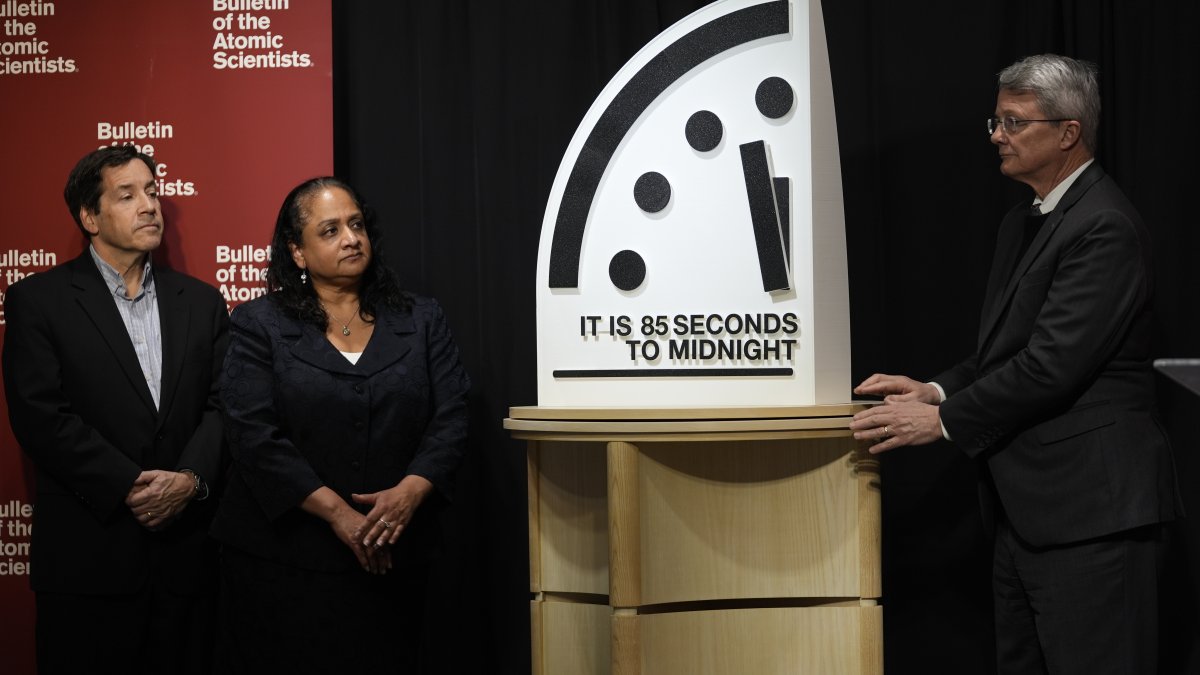 ‘Doomsday Clock’ moves closer to midnight – NBC New York